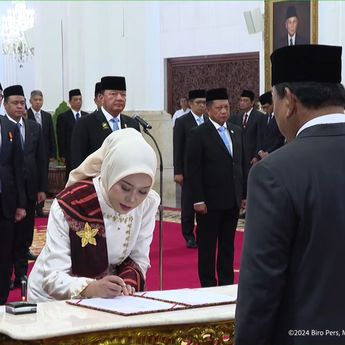 Prabowo Lantik Iffa Rosita Jadi Ketua KPU RI