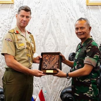 Kasum TNI Terima Kunjungan Courtesy Call Athan Australia Brigjen Matt Campbell