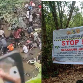 Viral Penemuan Emas di Sungai Desa Kilang Lombok Timur, Kini Sudah Ditutup