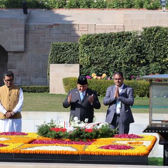 Prabowo Tabur Bunga di Makam Mahatma Gandhi: Pemimpin, Guru, dan Inspirasi