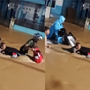 Banjir Melanda Maros Hingga Pinggang Orang Dewasa Belum Surut