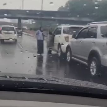 Tabrakan Beruntun di Tol Janger KM 7 Arah Tomang Jakbar