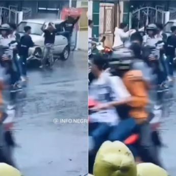 Tawuran Geng Pelajar Pecah di Bandar Lampung, Polisi Sita Celurit dan Gir