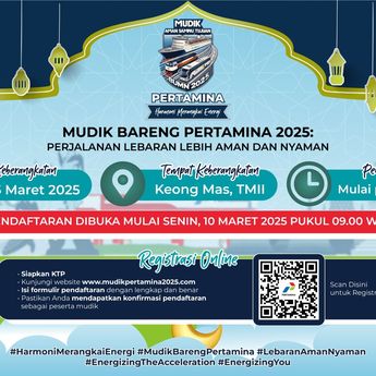 5.000 Kursi Disiapkan Dalam Mudik Gratis Bersama Pertamina 2025