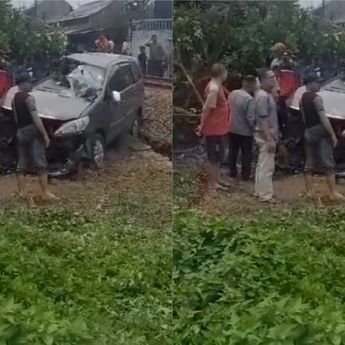 Pasutri di Cilegon Tewas Usai Tertabrak Kereta Api