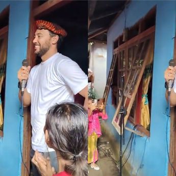 Momen Denny Landzaat Pulang Kampung ke Pulau Baru Maluku: Kita di Sini Pesta-pesta