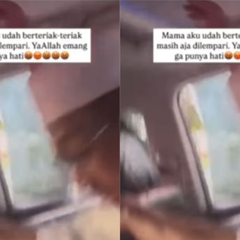 Viral Pendemo Lempari Mobil di Makassar Hingga Kaca Pecah