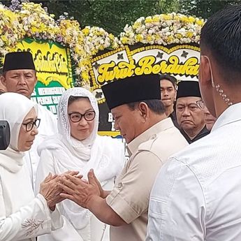 Prabowo Sebut Mendiang Eddie Marzuki Patriot Sejati dan Pemimpin dengan Semangat Juang Tinggi