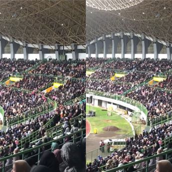 Ukhti-ukhti Penuhi Stadion Patriot, Ada Halal Bihalal Bareng Ustadzah Halimah Alaydrus