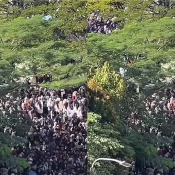 Viral! Lautan Manusia Pencari Kerja Padati Bekasi, Sejumlah Orang Pingsan