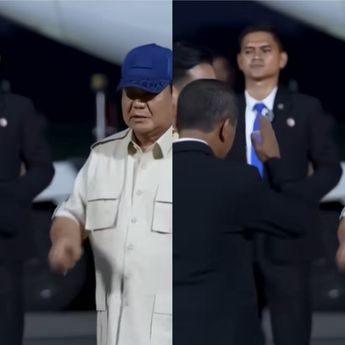 Momen Prabowo Subianto Tolak Salaman dengan Bahlil Lahadalia