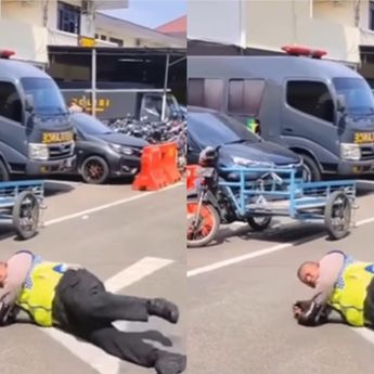 Aiptu Rudi Hartono Dihukum Guling-guling di Aspal Usai Pungli ke Pengedera Wanita di Medan
