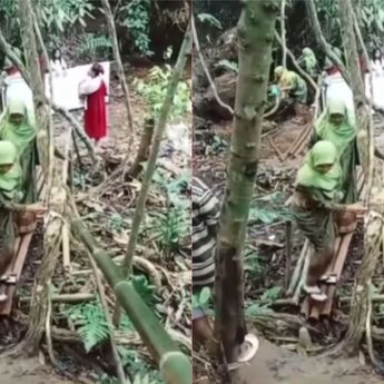 Air Ajaib dari Akar Beringin Diserbu Warga Tangerang, Diyakini Bawa Berkah
