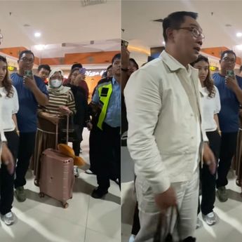 Ridwan Kamil Tiba-tiba Muncul di Bandara, Ikut Protes Pesawat Delay