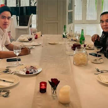 Momen Wapres Gibran Makan Siang Bareng Wakil Ketua DPR Sufmi Dasco Ahmad
