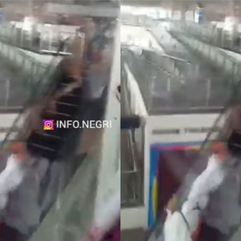 Viral Jamaah Umrah Lansia Jatuh di Eskalator Bandara Kualanamu Medan
