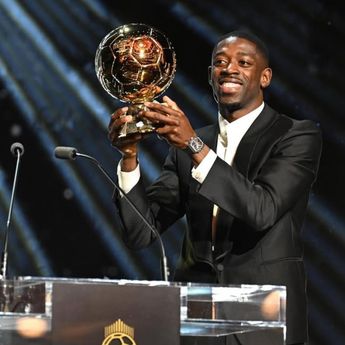 Momen Tangis Haru Ousmane Dembele Usai Raih Ballon d'Or 2025