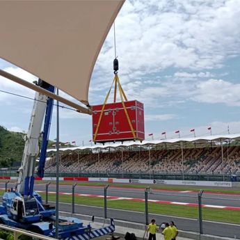 Persiapan MotoGP Indonesia 2025, Logistik Balapan Tiba di Mandalika