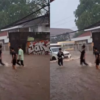 Ampera Sampai Prapanca Terendam, Banjir Landa Jakarta Selatan Usai Hujan Lebat