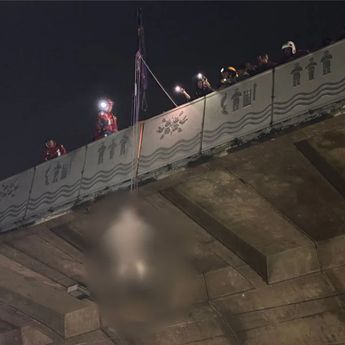 Pria Tanpa Identitas Ditemukan Tewas Gantung Diri di Flyover Pasupati Bandung