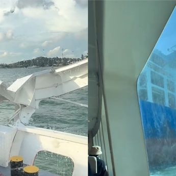 Viral Kapal Ferry Batam-Singapura Tabrak Tanker