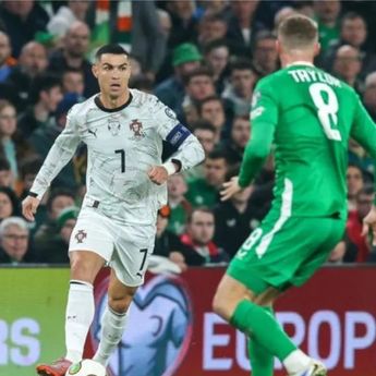 Cristiano Ronaldo Kartu Merah, Timnas Portugal Tumbang Atas Irlandia