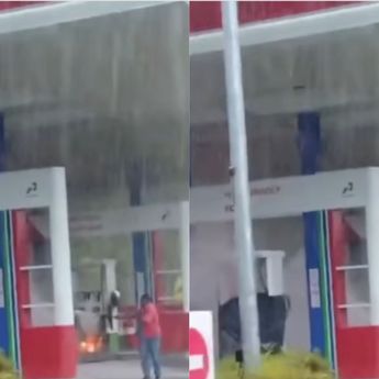 Viral SPBU di Manggarai NTT Diduga Tersambar Petir