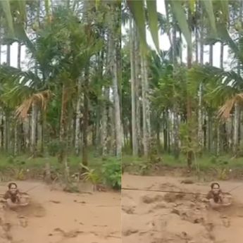 Terjebak di Tengah Arus Sungai Batang Bangko Gadang, Proses Evakuasi Dramatis