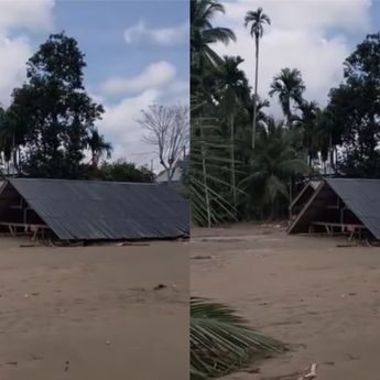Banjir Bireuen Aceh Porak-Poranda, Rumah Warga Tertimbun Lumpur Hingga 4 Meter