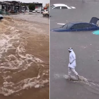 Banjir Besar Landa Sejumlah Kota di Arab Saudi, Aktivitas Warga Lumpuh