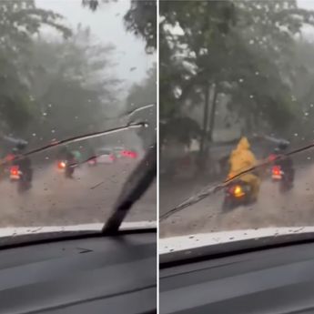 Jakarta Hujan Deras, Pintu Barat Ragunan Banjir
