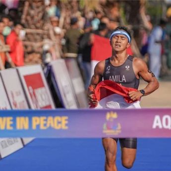 Triathlon Sumbang Tiga Emas di SEA Games, Merah Putih Berkibar