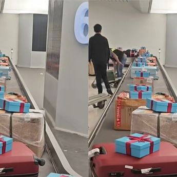 Viral Penumpang di Bandara Sultan Hasanuddin Makassar Dapat Kado Natal