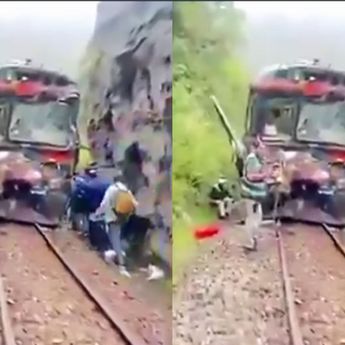 Viral 2 Kereta Api Alami Kecelakaan Adu Banteng, 1 Tewas dan 40 Luka-luka