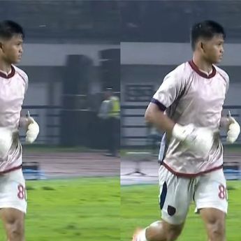 Momen Ujug-ujug Hokky Caraka Jadi Kiper saat Persita Tangerang Jumpa Persib Bandung