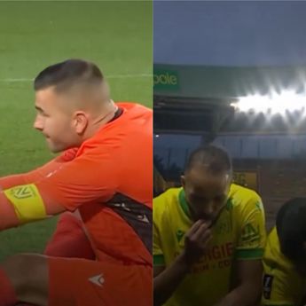 Beri Kesempatan Rekan Setim Buka Puasa, Kiper FC Nantes Pura-pura Cedera