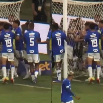 Kericuhan Warnai Laga Cruzeiro vs Atletico Mineiro di Final Campeonato 2026