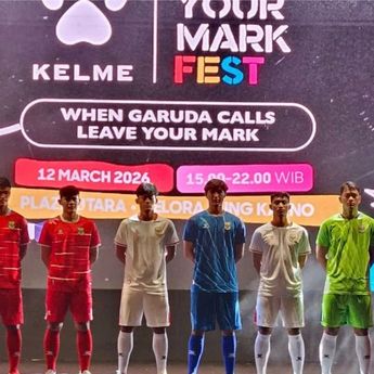Kelme Resmi Luncurkan Jersey Baru Timnas Indonesia di GBK