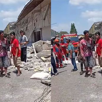 Viral Kanopi Pasar Sehat Soreang Ambruk Tewaskan 1 Warga Setempat