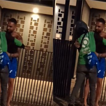 Driver Ojol Ini Dapat Jersey Usai Antar Pesanan ke Rumah Layvin Kurzawa