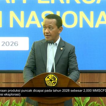 Bahlil Ungkap Cadangan Gas Raksasa Ditemukan di Kutai