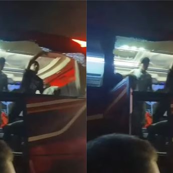 Kaca Bus Aremania Hancur Diserang OTK di Tol Waru Jatim Hendak Menuju Bandung
