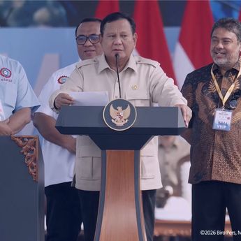Prabowo di Peringatan Hari Buruh: Banyak Elite Curi Uang Rakyat, Saya Tidak Rela