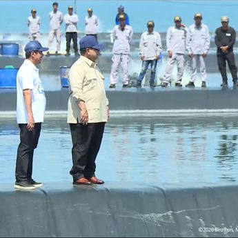 Prabowo: Pemerintah Siapkan Sentra Budidaya Perikanan Ribuan Hektare di Seluruh Indonesia
