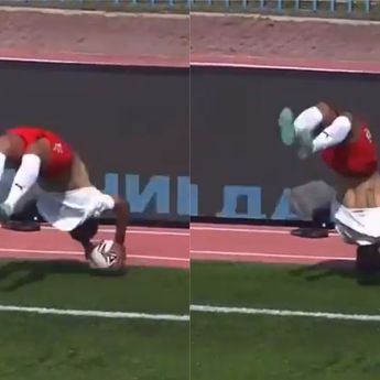 Nader Mohammadi Bikin Heboh, Cetak Assist Lewat Salto Lemparan ke Dalam
