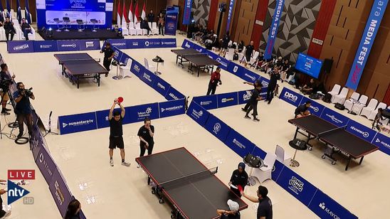 Dirut Nusantara TV Randy Tampubolon Buka Ping Pong Nusantara Media Championship, Ajang Silaturahmi dan Sportivitas Media Nasional