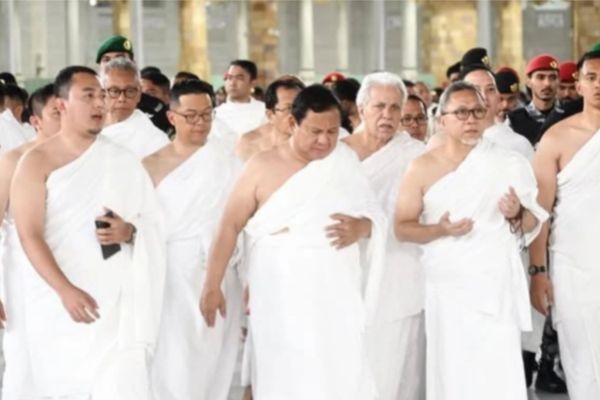 Presiden Prabowo Umrah disela-sela kunjungan ke Arab Saudi