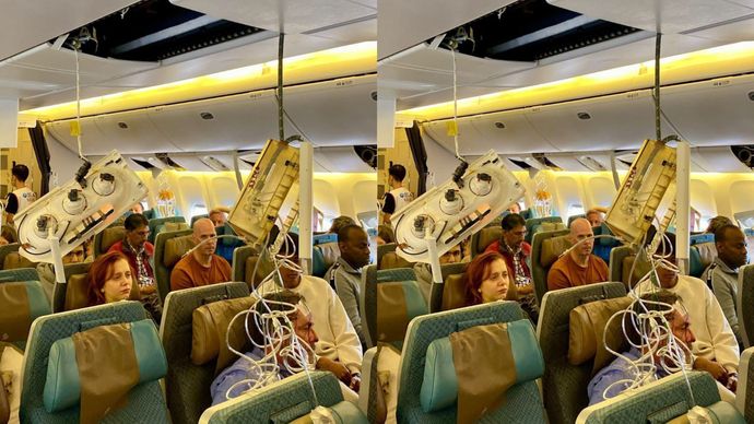 Kondisi Dalam Pesawat Singapore Airlines