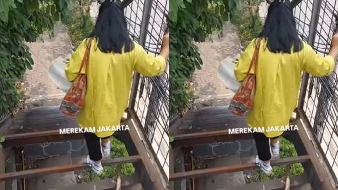 Viral Alas Besi JPO Bolong di Stasiun Kampung Bandan Diduga Dicuri