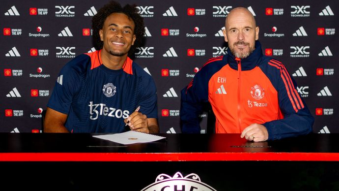 Joshua Zirkzee dan Erik Ten Hag